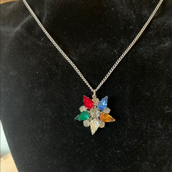 Multicolor Star Pendant Necklace - Picture 1 of 3